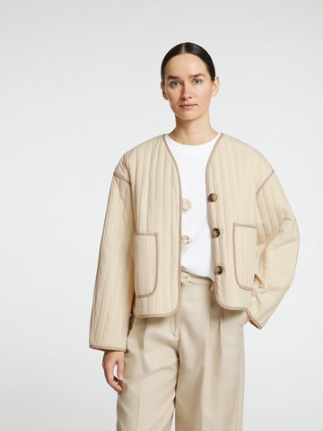 SELECTED FEMME Between-Season Jacket in Beige: front