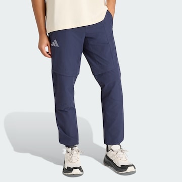 Regular Pantalon outdoor 'Xperior Utilitas' ADIDAS TERREX en bleu : devant