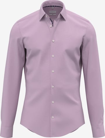 SEIDENSTICKER Button Up Shirt in Purple: front