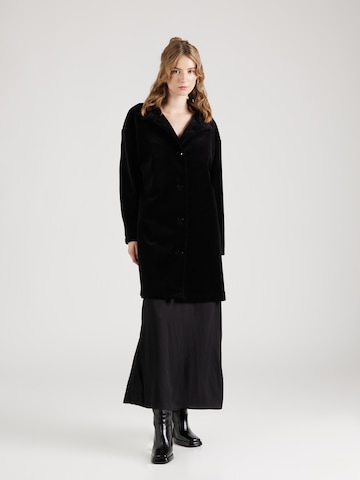 Max Mara Leisure Ανοιξιάτικο και φθινοπωρινό παλτό σε μαύρο: μπροστά