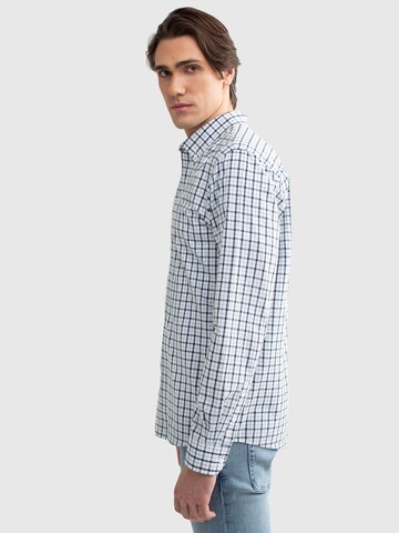 BIG STAR Regular fit Button Up Shirt 'MESINONI' in Blue