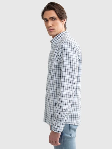 BIG STAR Regular fit Button Up Shirt 'MESINONI' in Blue