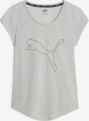 PUMA Funktionsshirt 'Performance Heather Cat' in Grau: predná strana