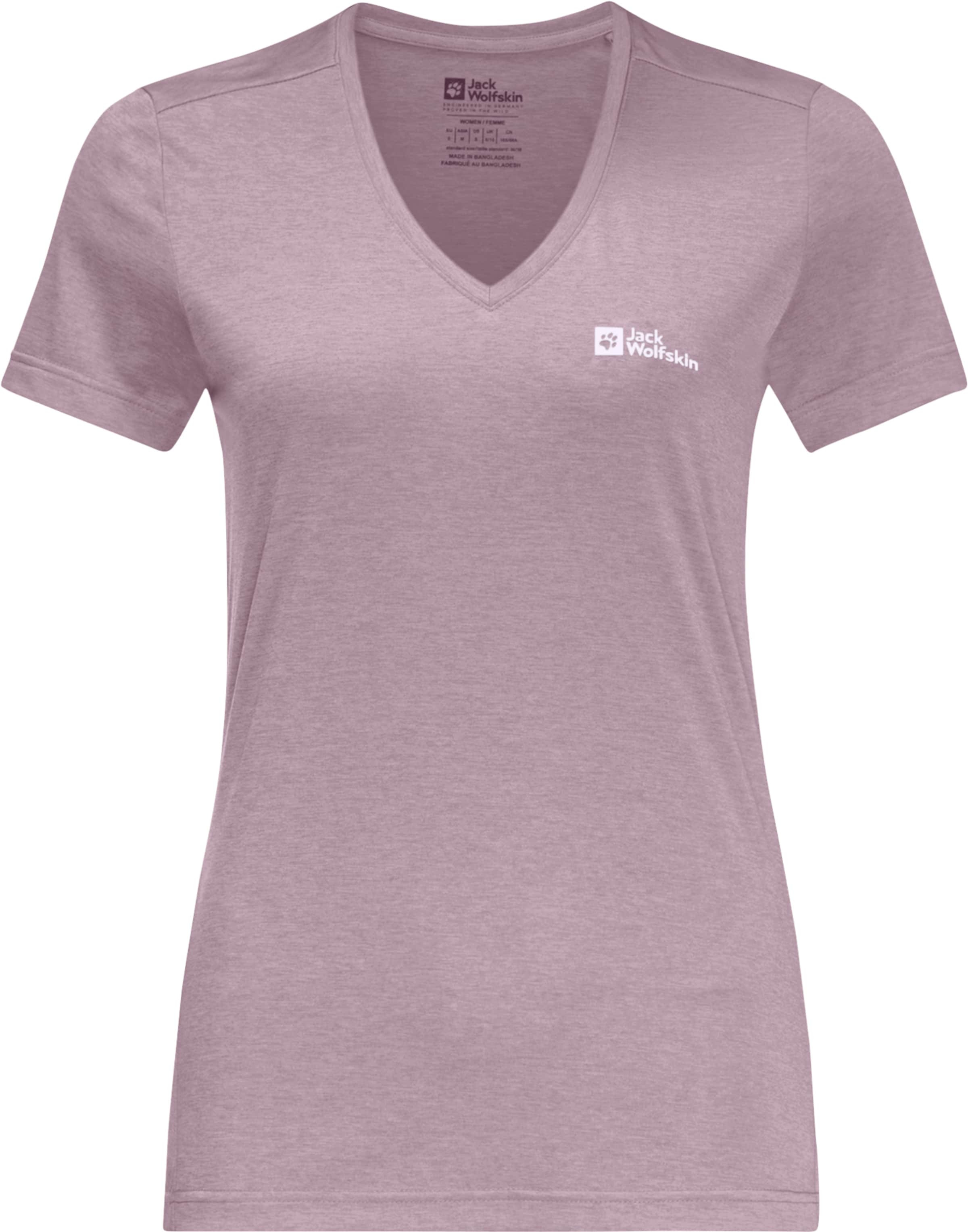 JACK WOLFSKIN Performance Shirt in Purple: front