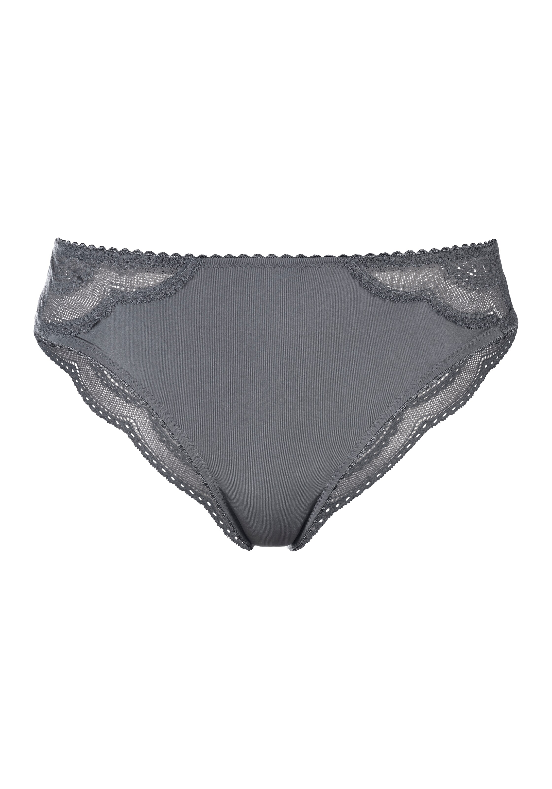 LASCANA Трусы-слипы в Серый