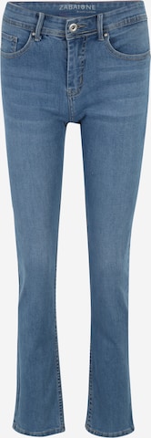 ZABAIONE Slimfit Jeans 'Louisana' in Blauw: voorkant