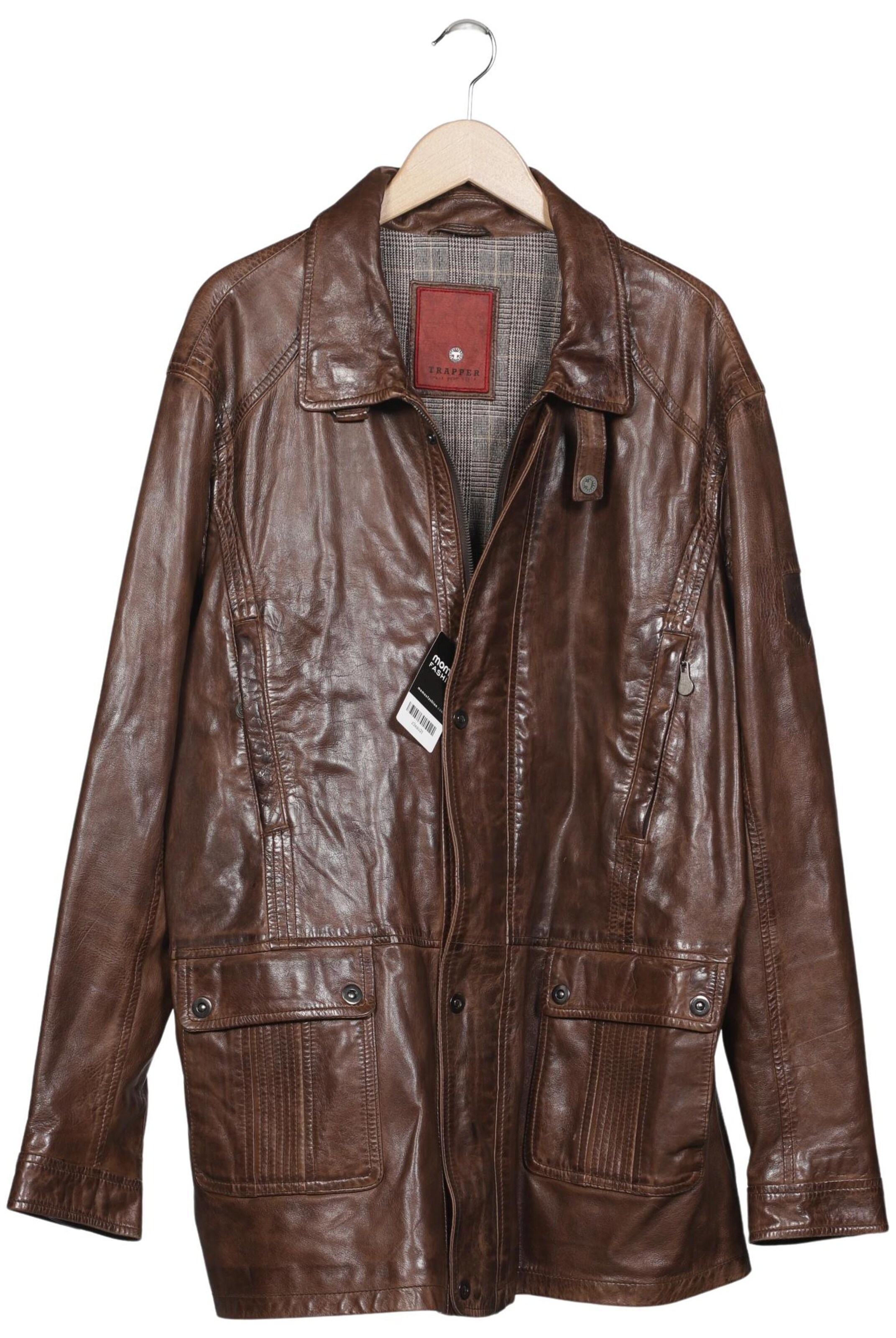 Trapper Jacket & Coat in XXL in Brown: front