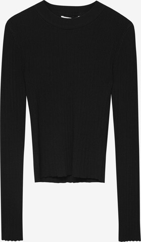 Pull-over Pull&Bear en noir : devant