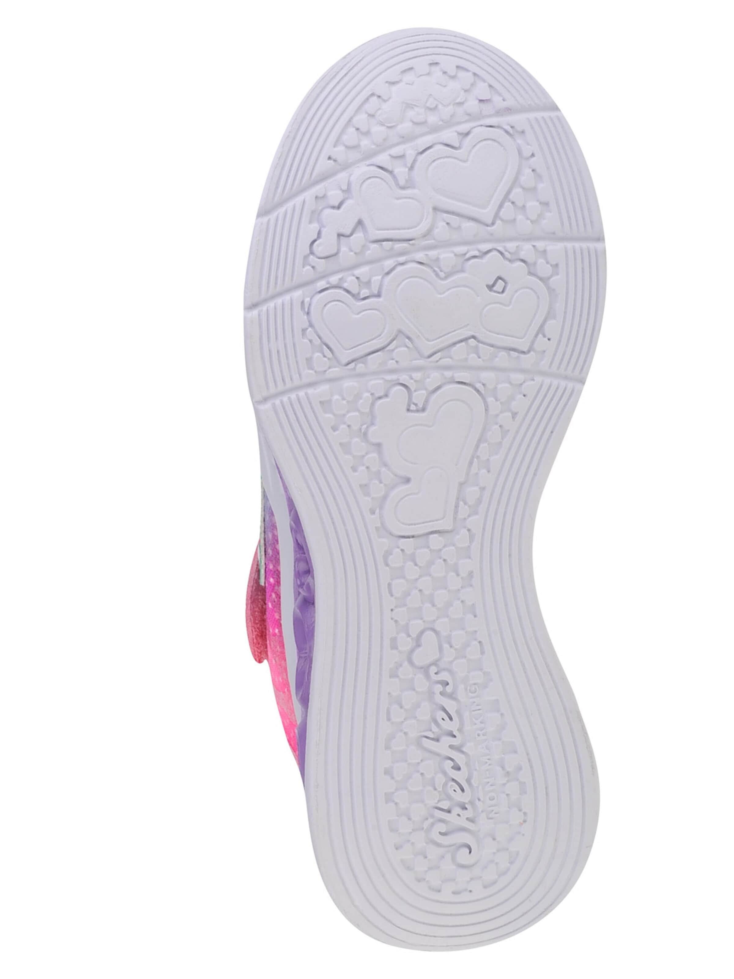 SKECHERS Sneakers 'Skechers Flutter Heart Lights' in Roze