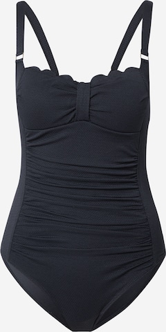 Bustier Maillot de bain Hunkemöller en noir : devant