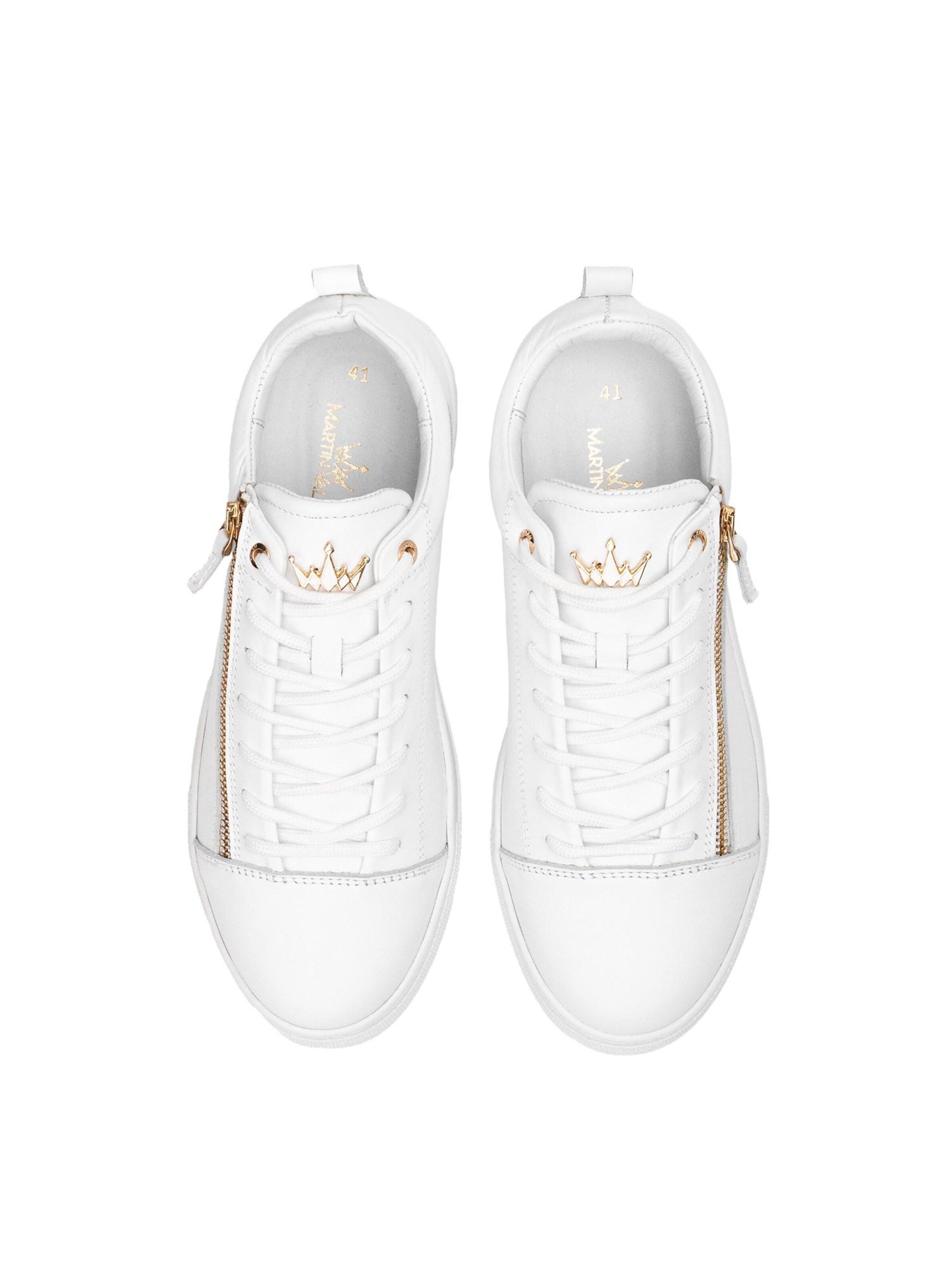 MARTIN VALEN Platform trainers in White