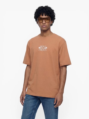 Only & Sons Póló 'ONSMALIK TROPICO' - barna: elől