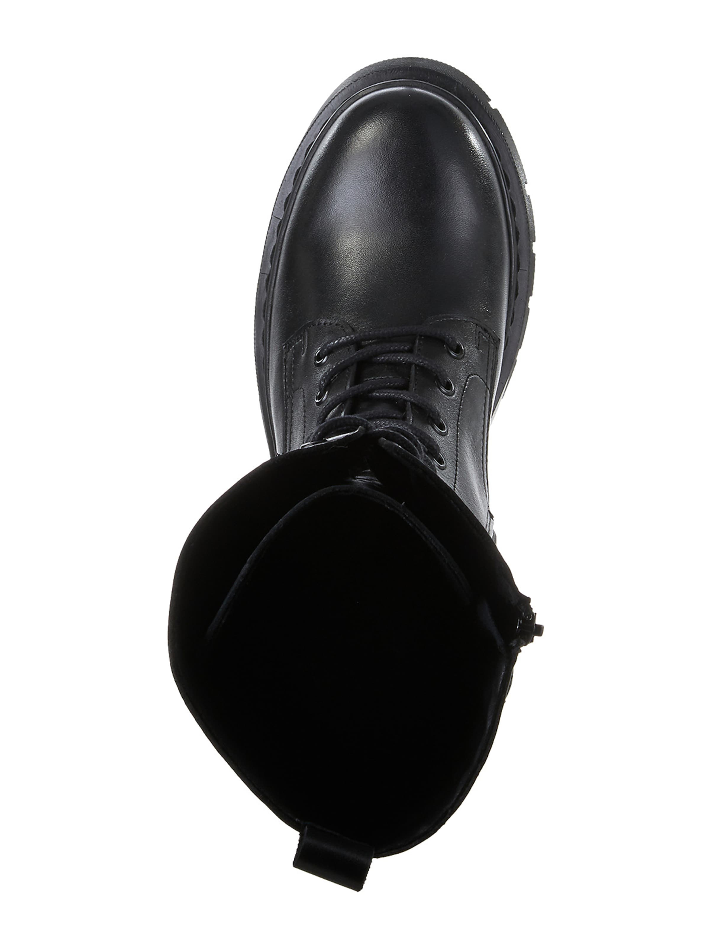 Tamaris Lace-up boot in Black