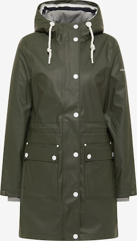 DreiMaster Maritim Raincoat in Green: front