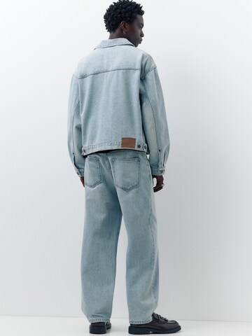 Pull&Bear Prehodna jakna | modra barva