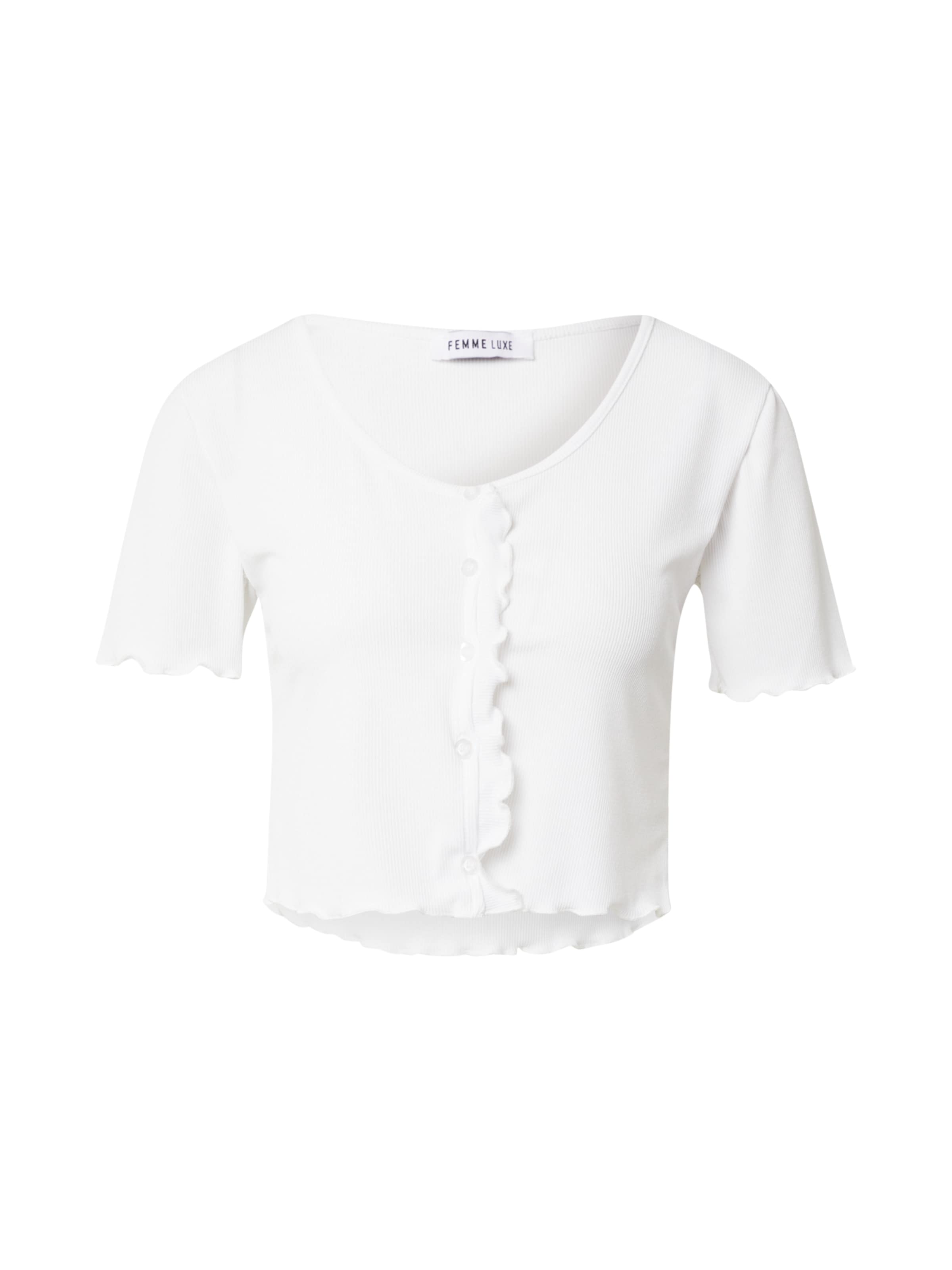 Femme Luxe Shirt 'BRIA' in White: front