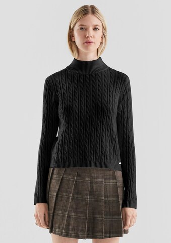 QS Pullover in Schwarz: Vorderseite