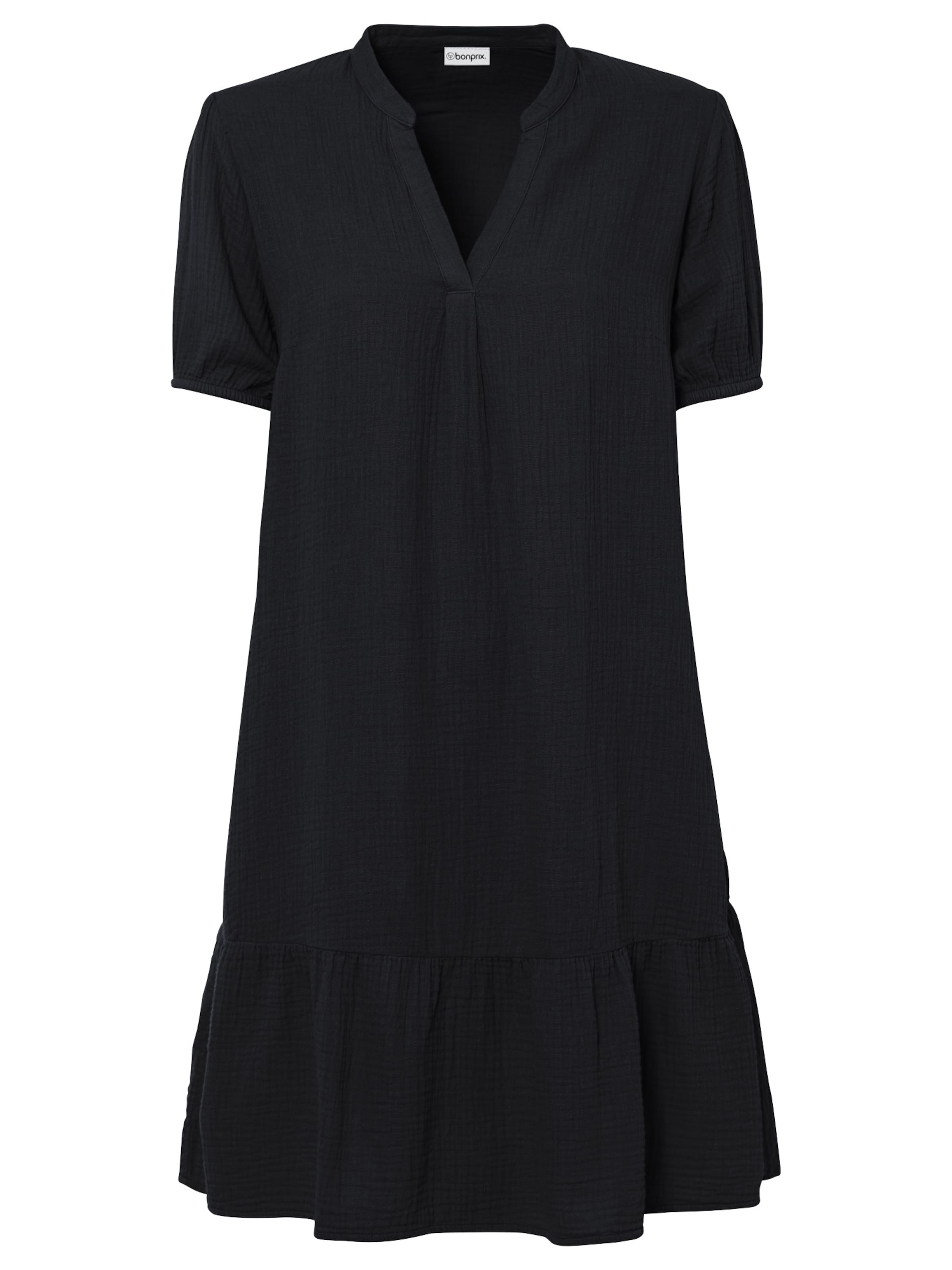 bonprix Kleid in Schwarz: Vorderseite