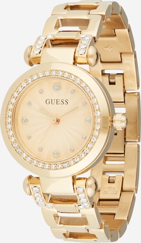 Ceas analogic 'Ginger' de la GUESS pe auriu: față