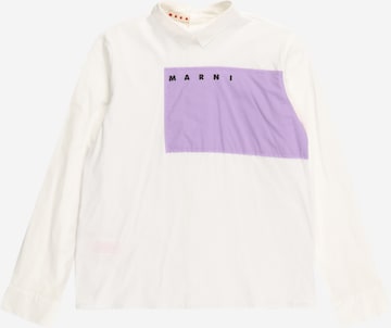 Marni - Camiseta en blanco: frente