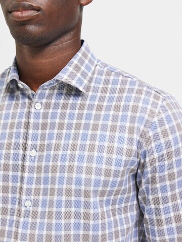 SELECTED Regular fit Button Up Shirt in Brown