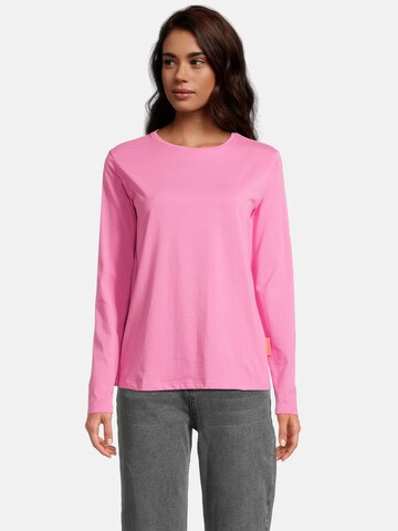salzhaut Shirt 'Kant' in Roze: voorkant