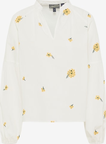 DreiMaster Vintage Blouse in White: front