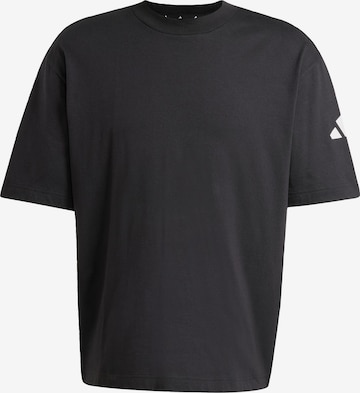 ADIDAS SPORTSWEAR Функциональная футболка 'Essentials' в Черный: спереди