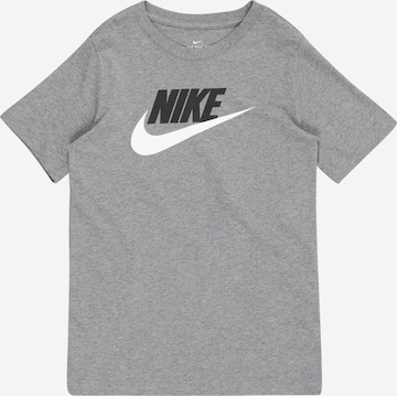 pelēks Nike Sportswear T-Krekls: no priekšpuses