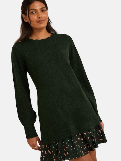 love & roses Strickkleid in beige / tanne, Produktansicht