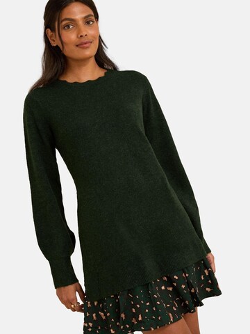 love & roses Pletené šaty - Zelená: predná strana