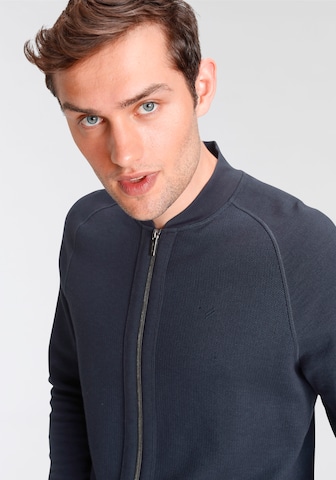 HECHTER PARIS Zip-Up Hoodie in Blue