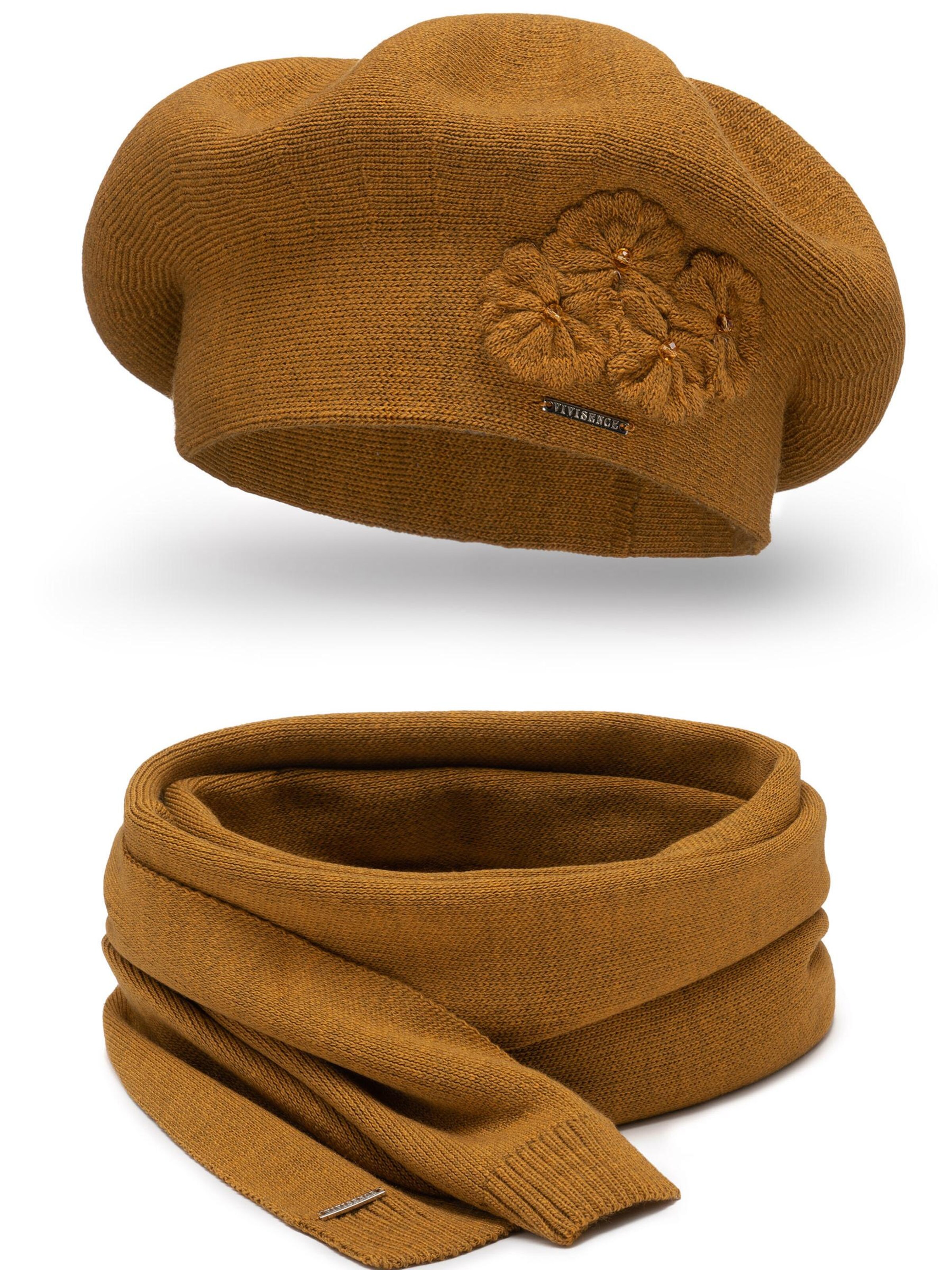 Vivisence Mütze '7006 Set'‌‌‌‌‌‌ in Gelb: Vorderseite