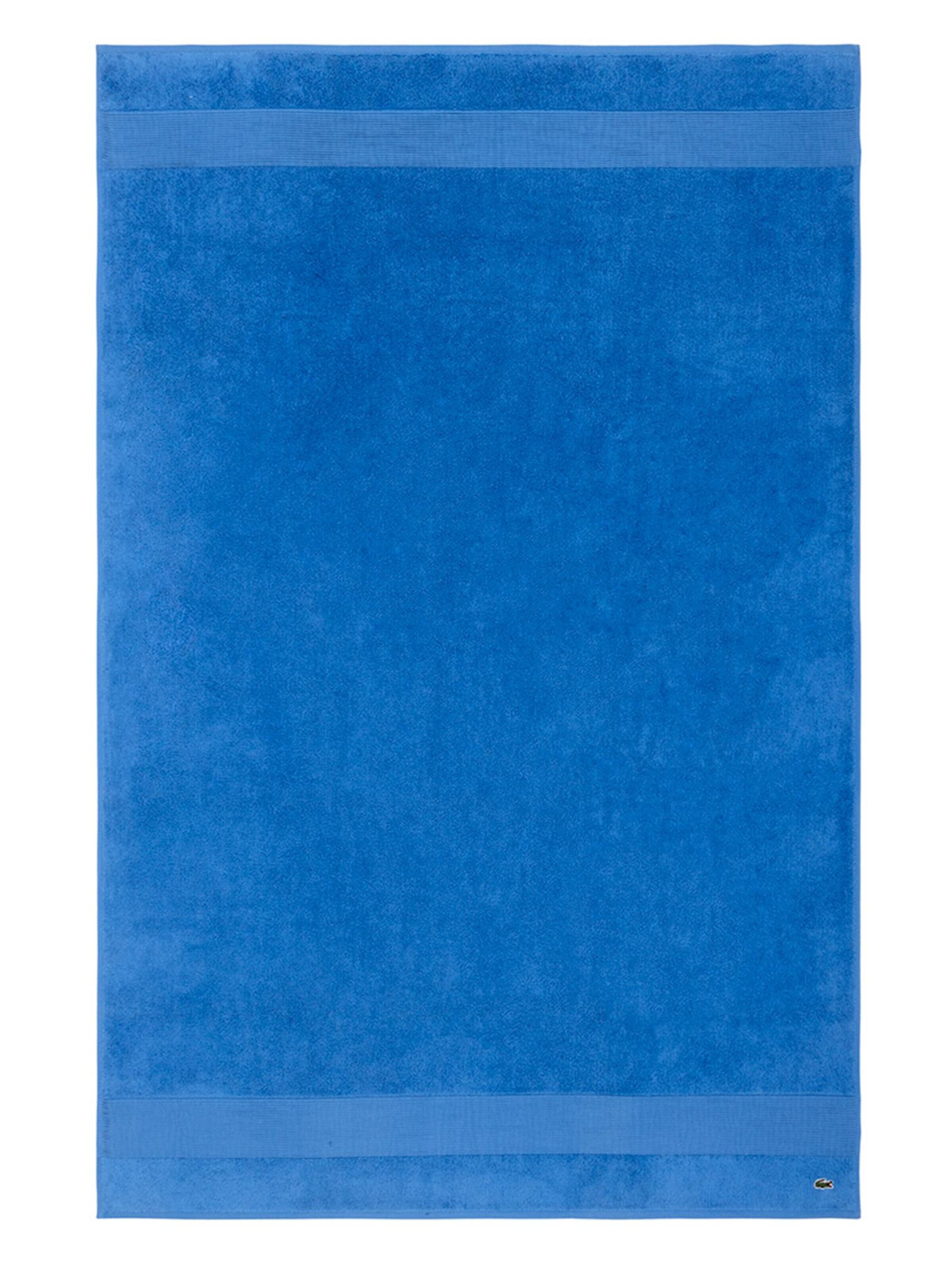 LACOSTE Handtuch 'LLECROCO'‌ in Blau: Vorderseite