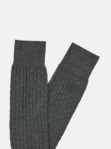 Boggi Milano Kniestrümpfe in Grau