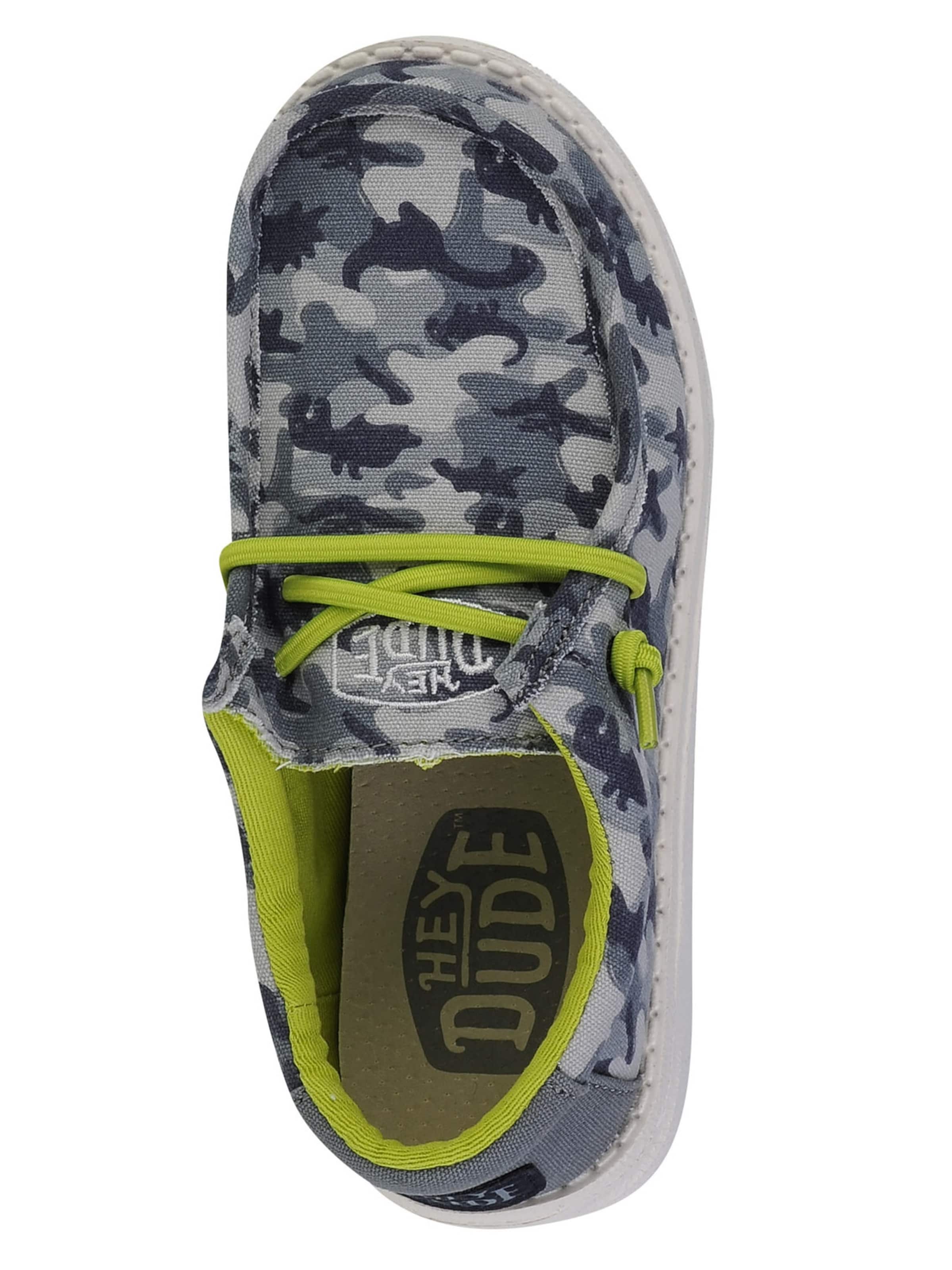 HEY DUDE Low shoe 'Hey Dude Wally Youth Camodino' in Grey