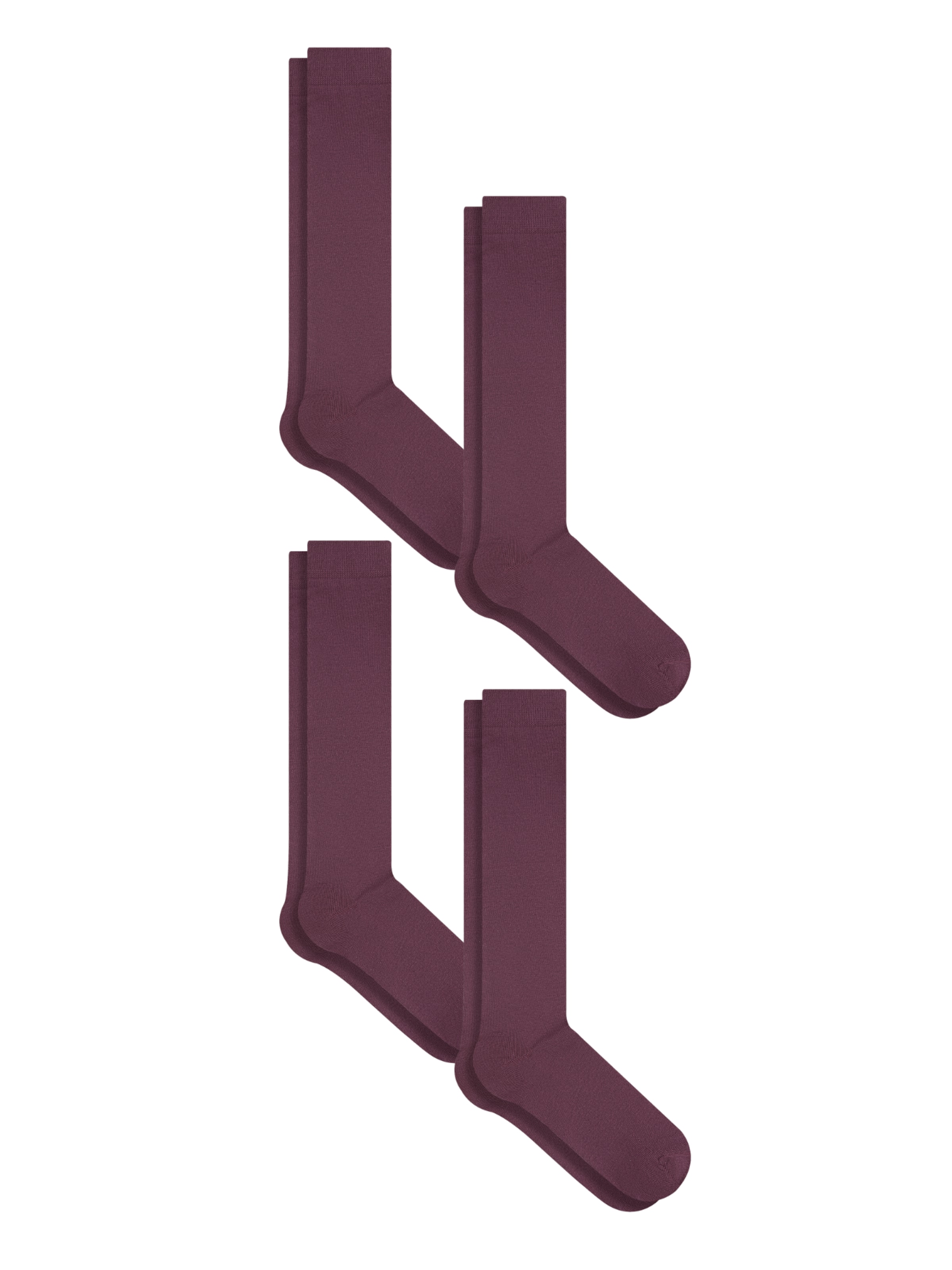 Albero Natur Knee High Socks in Red: front