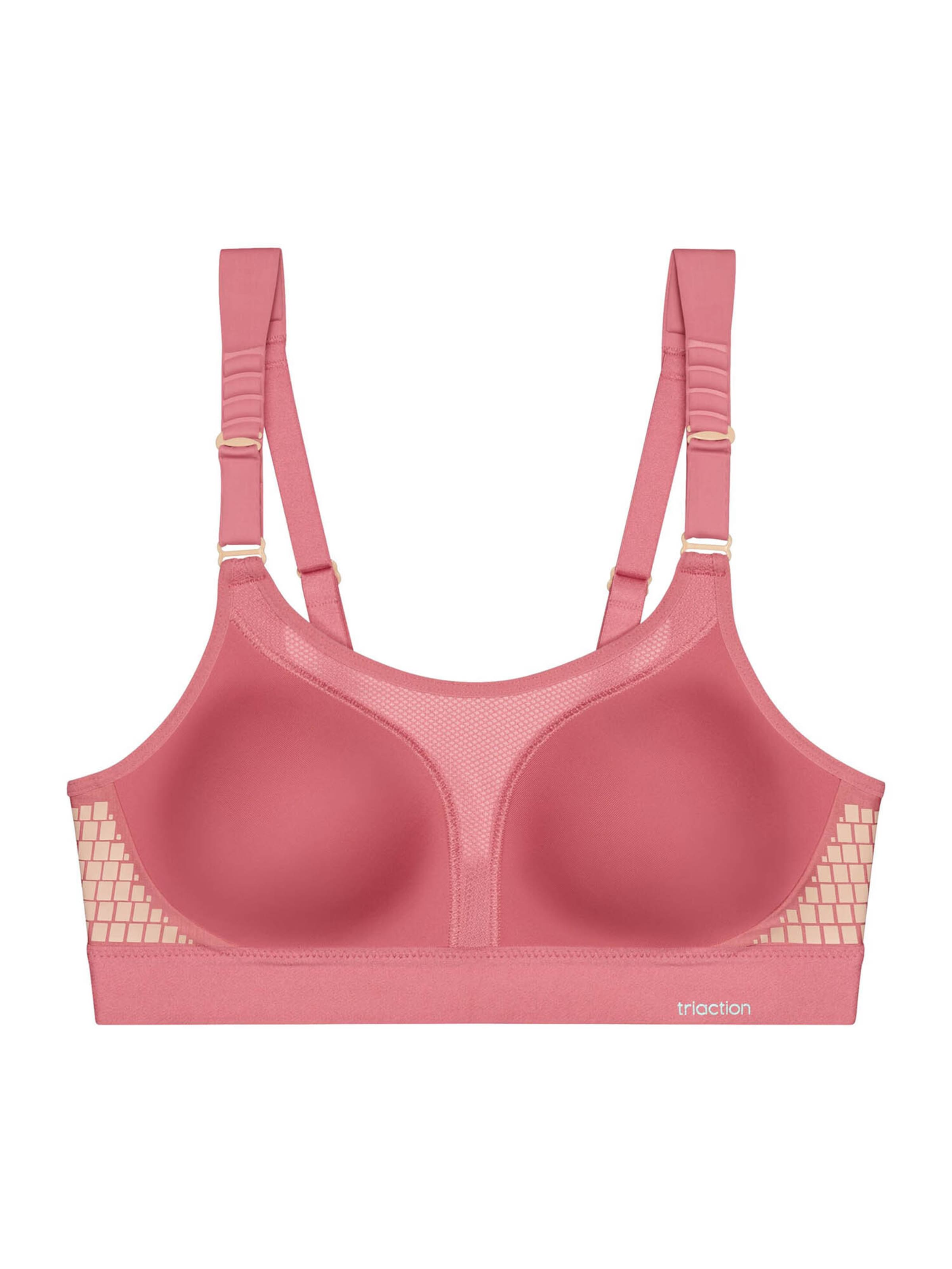 Triumph Triaction Bralette Sports bra ' Triaction Extreme Lite ' in Pink: front