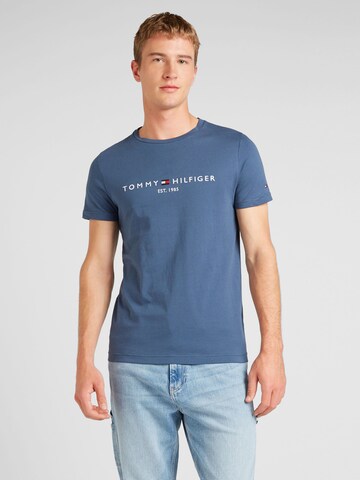 TOMMY HILFIGER Regular fit Μπλουζάκι σε μπλε: μπροστά
