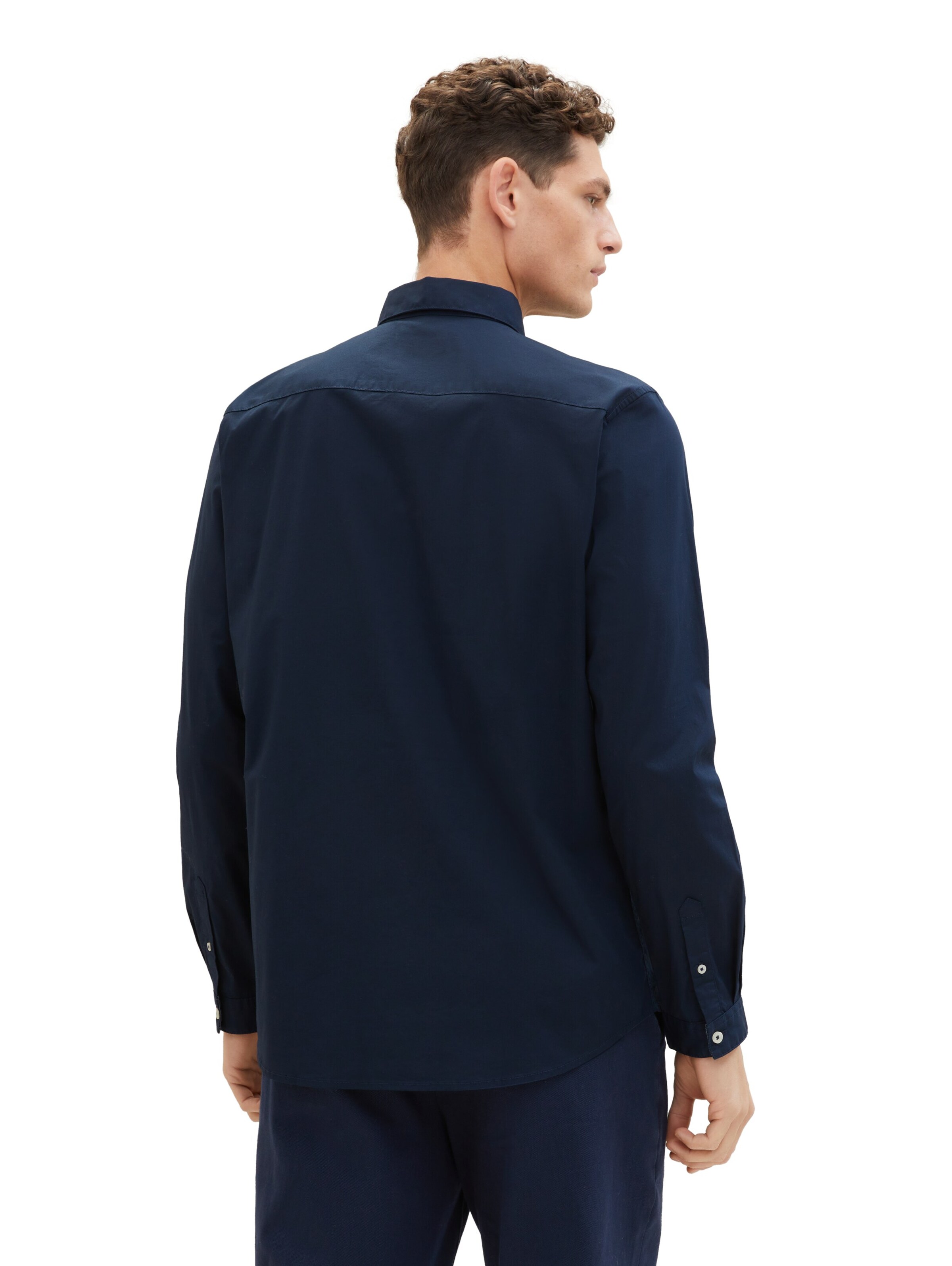 TOM TAILOR Comfort Fit Hemd in Blau