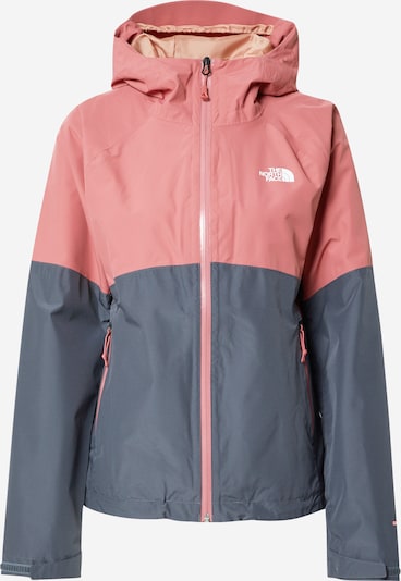 THE NORTH FACE Veste outdoor 'Diablo' en bleu nuit / rouge pastel / blanc, Vue avec produit