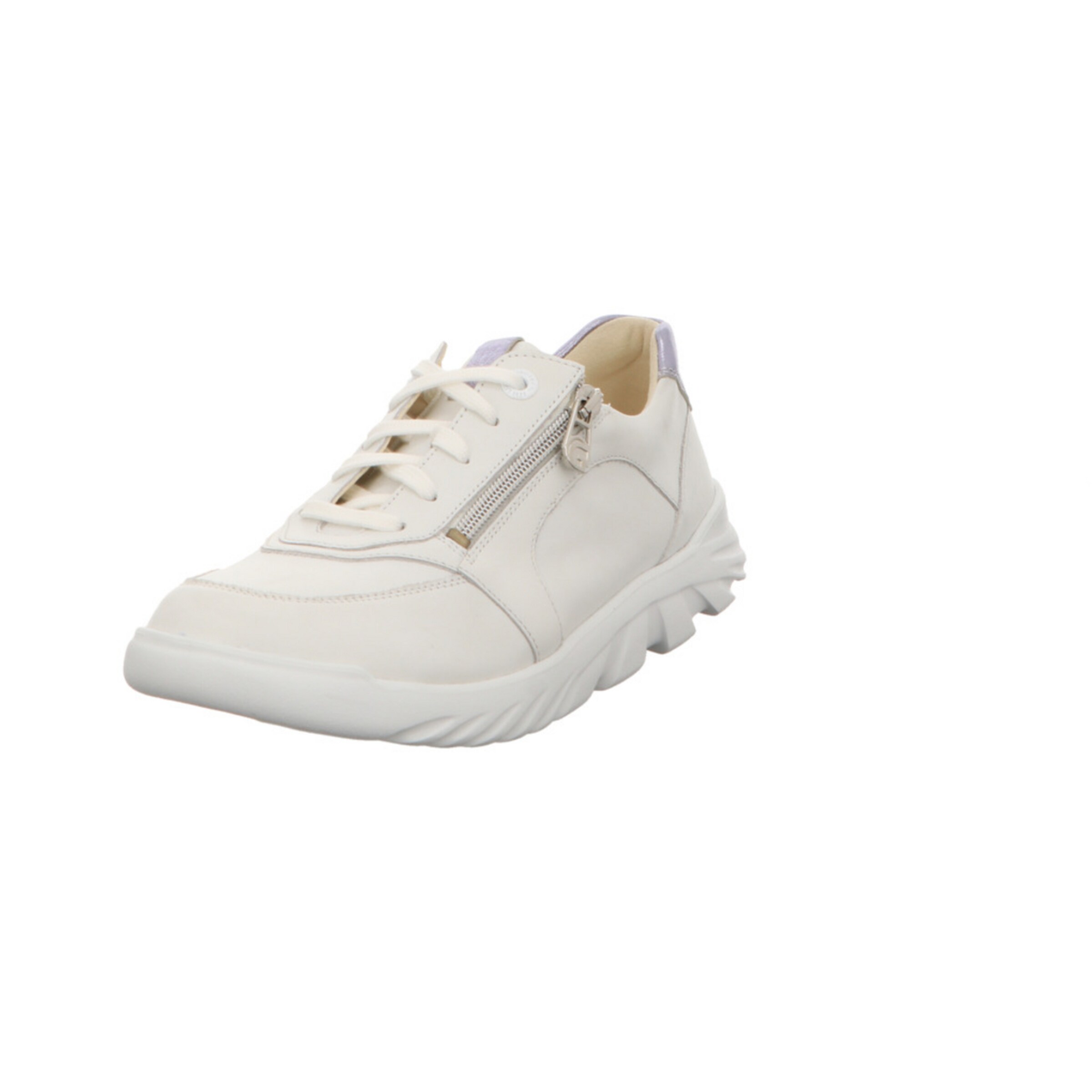 Ganter Schnürschuh in helllila / weiß, Produktansicht