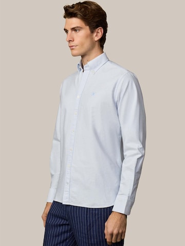 Coupe regular Chemise 'Heritage' Hackett London en bleu