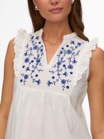 Top 'VMHannah' di VERO MODA in bianco