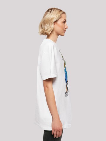 T-shirt oversize 'Fantastic Beasts 2 Chibi Newt' F4NT4STIC en blanc