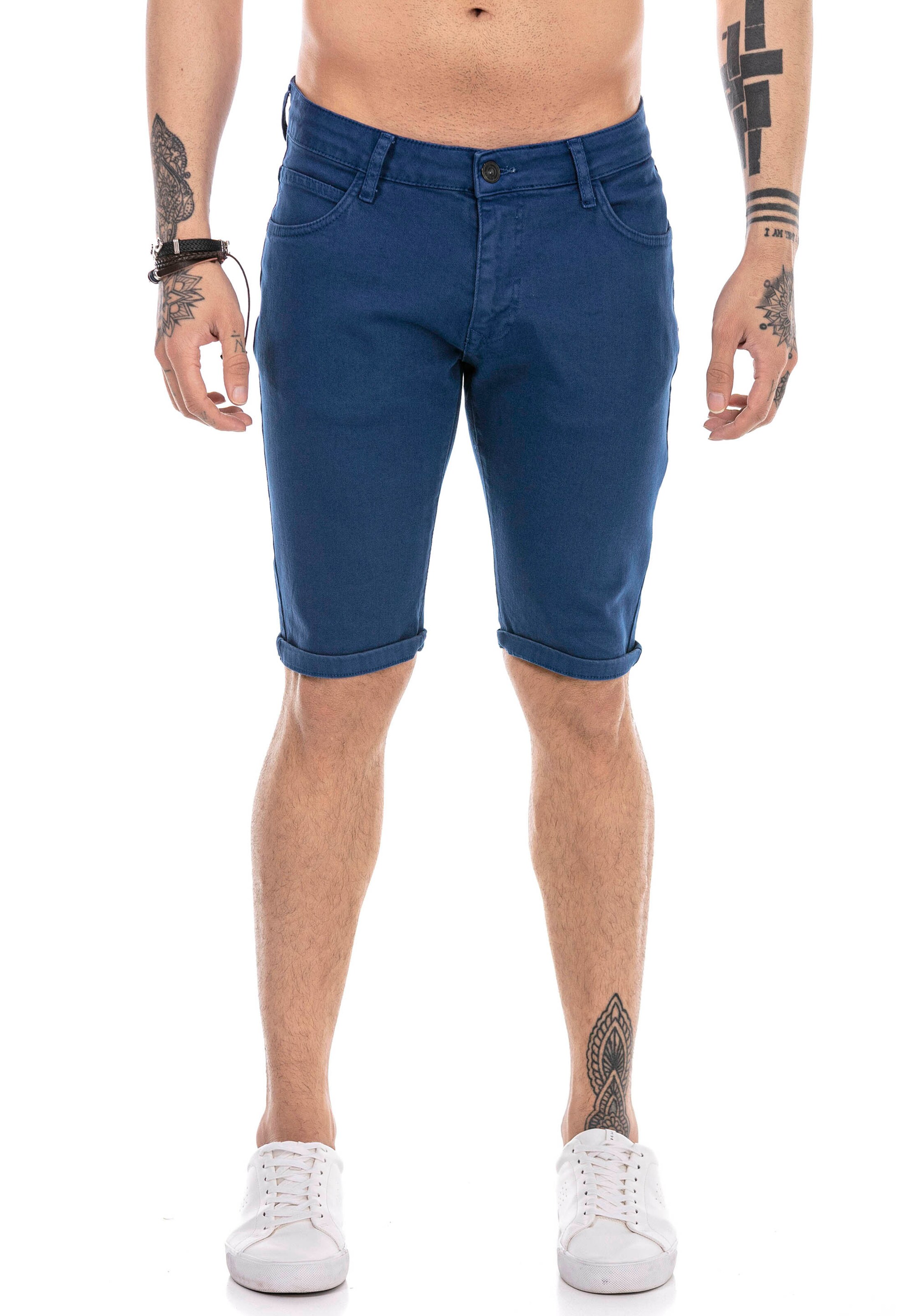 Männer Hosen Redbridge Chinoshort 'Rayleigh' in Indigo - LD24597 Männer Hosen Redbridge Chinoshort 'Rayleigh' in Indigo - LD24597