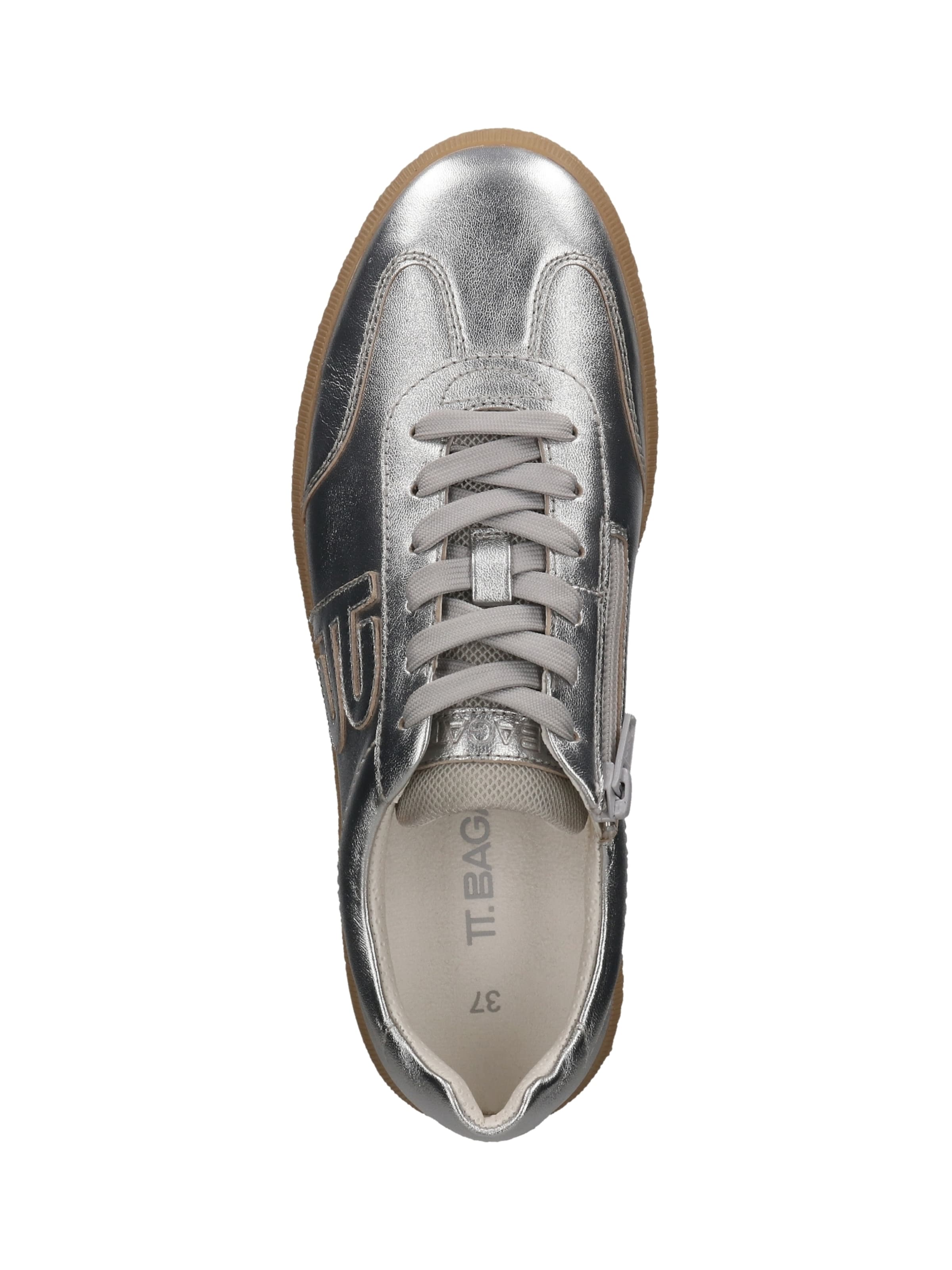 TT. BAGATT Σνίκερ χαμηλό σε ασημί