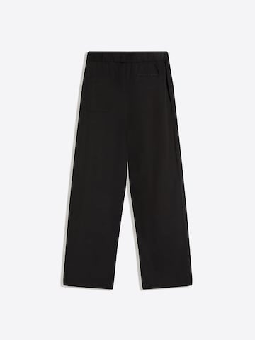 Bershka Baggy Nadrág - fekete