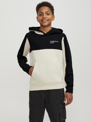 Sweat Jack & Jones Junior en beige : devant