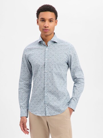 JOOP! Slim fit Overhemd 'Pai' in Blauw: voorkant